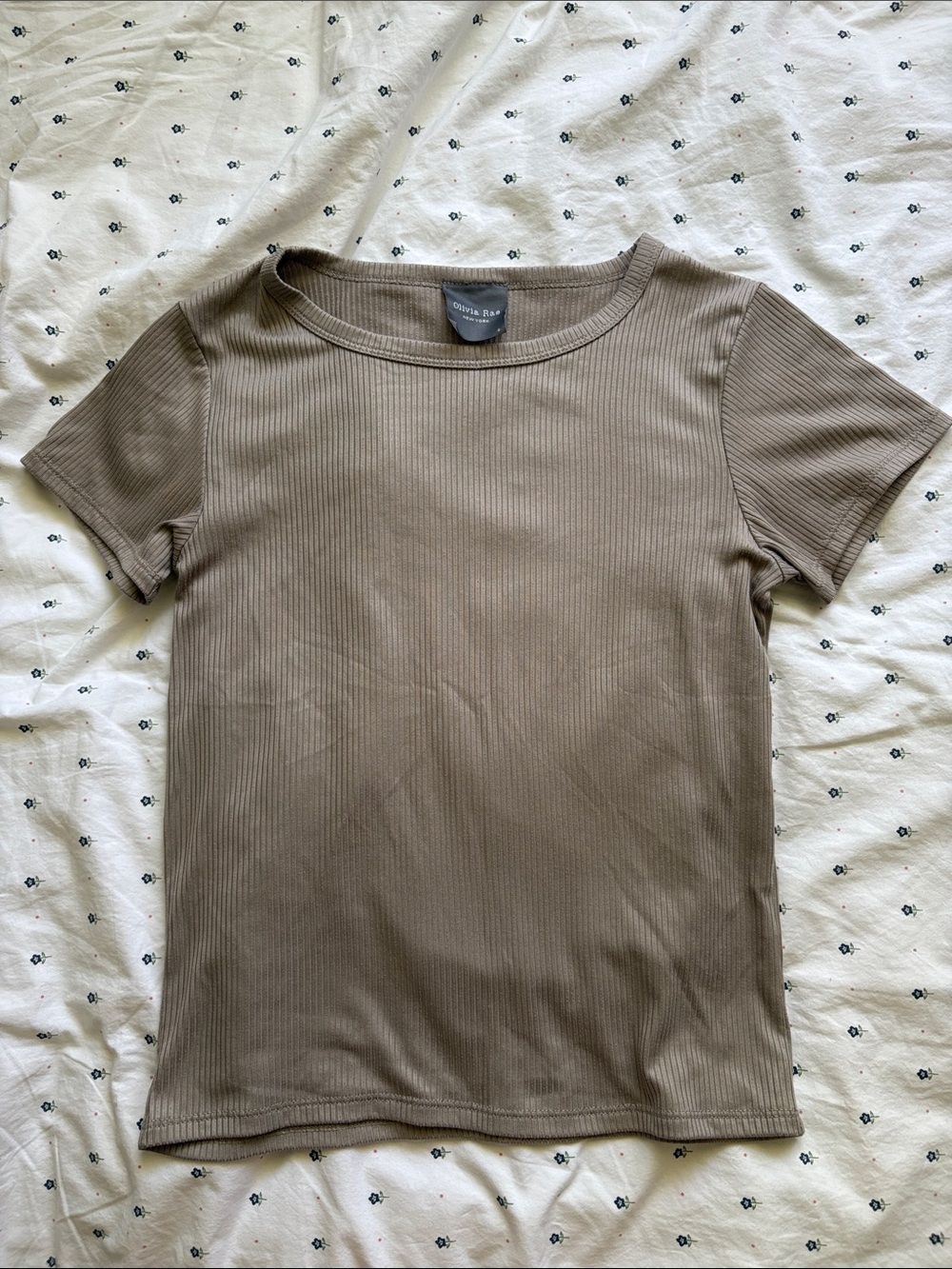 2x Olivia Rae ribbed basic tee - Picture 4 of 5